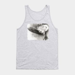 Hindenburg Burning Painting Tank Top